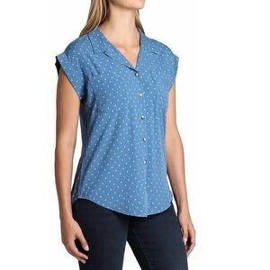 Jachs Women's Blue Button Down Shirt